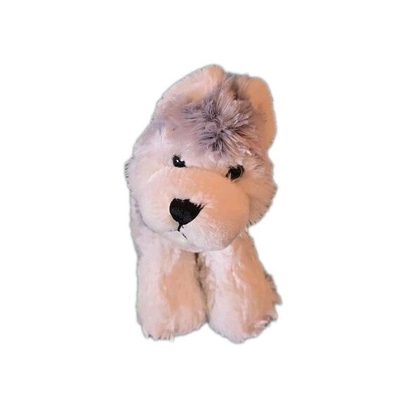 Ganz Husky Dog White Grey Super Soft Plush 12" Fun Imagination Stuffed Toy Puppy - Picture 1 of 7